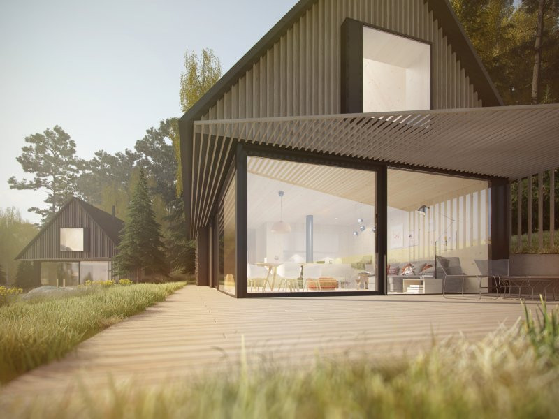 První vizualizace domu, který nepotřebuje dodávku elektřiny! EXKLUZIVNĚ pro čtenáře časopisu DŘEVO&stavby...